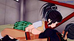 Asuka And Homura Engage In Intense Futanari Sex From Senran Kagura Hentai.