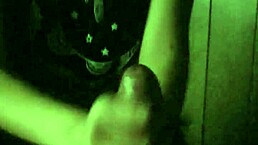 cute girlfriend gives handjob to friend