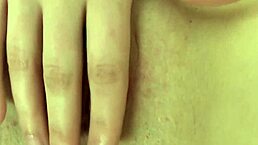 Skinny babe reaches climax with sextoy for intense solo orgasm