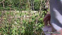 Peculiar Centerfold Gets Cum Load On Face Sucking All Cream!