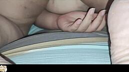 Enjoying a passionate moment with my Mexican partner in the bedroom