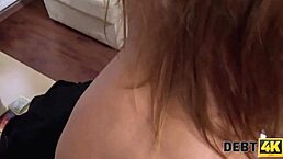 Debt4k: Skinny Babe Has No Choice But To Have Dirty Sex With Agent?