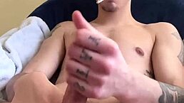Smoking & Stroking Homemade Masturbation Fun!