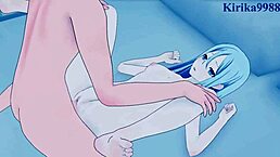 In project sekai hentai, kanade yoisaki and mafuyu asahina engage in intense sex with creampie