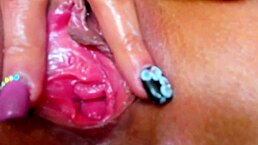 Look at that big open pussy squirt