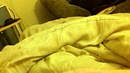 Long Thin Cock Wanking In Bedroom Leads To Cumshot