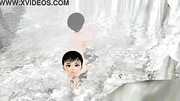 Leo Tries Mixed Bath In Secret Hot Spring Without Towel