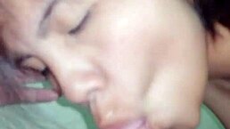 Giving oral to my friend