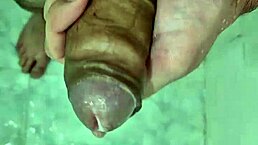 Slobbery Penis In The Shower!