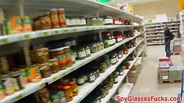 A European Redhead Gets Picked Up And Fucked Outdoors, Captured On Hidden Camera With Cum On Tits