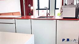 Que Preciosidad De Morena Universitaria Española Maria Wars Mamando En La Cocina La Gran Polla De Nuestro Amigo Victor Bloom