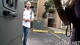 Free homo sex scene with guys having fun