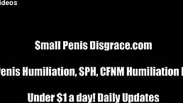 your pathetic little 18+ cock is fucking disgusting, mistress dominating slave in bdsm humiliation