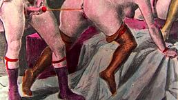 I admire vintage erotic drawings from antique comics