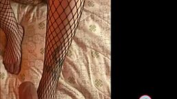 Wow I asked my friend for a big dick with her feet