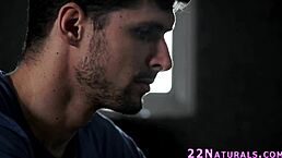 Petite blonde babe, wanna get cummed on after wild action?