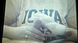 bbw wife gives intense blowjob to husband