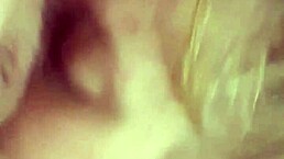 amateur wife and husband couple engage in rimjob and other straight sexual activities at home