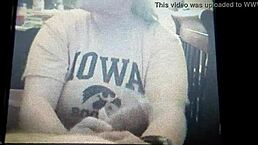 bbw wife gives intense blowjob to husband