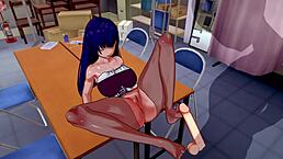 3D hentai with huge big tits and ass in hardcore sex creampie blowjob orgasm 😈