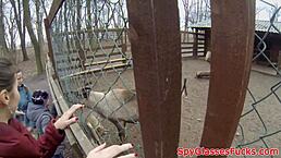 European amateur gets spied on while fucked in the ass doggystyle POV