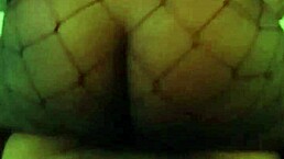 The ebony woman rides in cowgirl position passionately