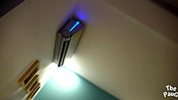 Man, sharing a hotel room with my curvy MILF stepmom gets tempting real fast.