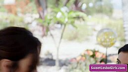 Three Sexy Natural Busty Lesbian Babes Lick Feet And Pussies!