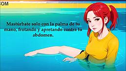 I give joi hentai in the pool with my feet