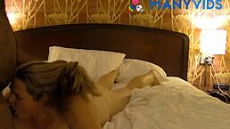 Blonde housewife cheats with black cock