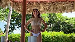 This YouTube show features strip game beer pong with mini bikini beauty backstage