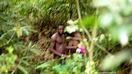 Stepmom and Stepson Bang in Public Farm