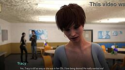 Bound in the game, anime hentai style