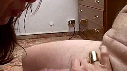 This greedy Italian chick got her mouth and ass stuffed with cock.