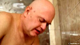 I Joined the Hot Boy Orgy in the Outdoor Toilet with Kissing and Cum