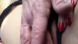 Redhead Milf Masturbates in Car Before Old Man Bangs Her