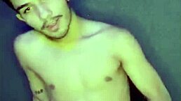 Gay man enjoys solo hand activity