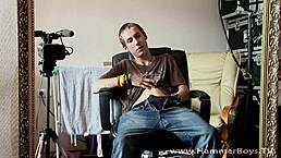 I watch patrik gregor take big cock anal bareback.