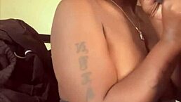 stepsister sucking 11 inches of big black cock 😍