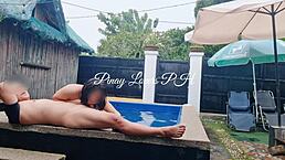 I Made My Horny Wifey Squirt in Public Pool Outdoors