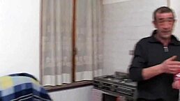 Redhead Milf Masturbates in Car Before Old Man Bangs Her