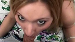 hot girl with nice ass getting oral blowjob