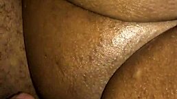 Soft ebony bubble butt assplay feels amazing