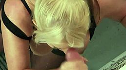 HOT IDOL GETS CUMSHOT ON FACE GULPING ALL JIZZ