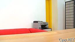 two guys engage in anal sex casually