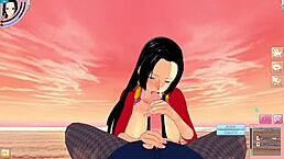so, this onepiece boa hancock 3d hentai game vid is pure koikatsu action. male pov rocks!