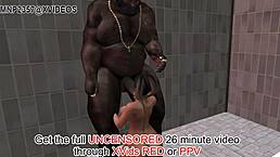 The Pigtail Girl Feels Intense Pleasure With Monster Bbc.