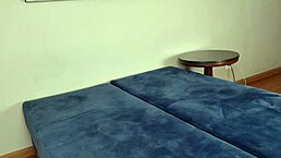 Passionate moment with him fucking her tight ass