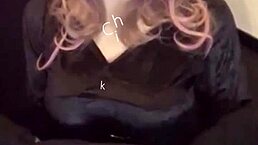 yo, check this cat-eared crossdresser in solo action!