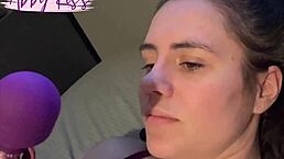 Abby kiss in beautiful agony with vibrator